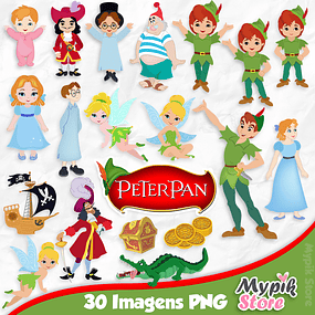 Kit Digital Peter Pan Imagens PNG
