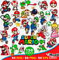 Kit Digital Super Mario Vetor SVG e PNG - Miniatura 1