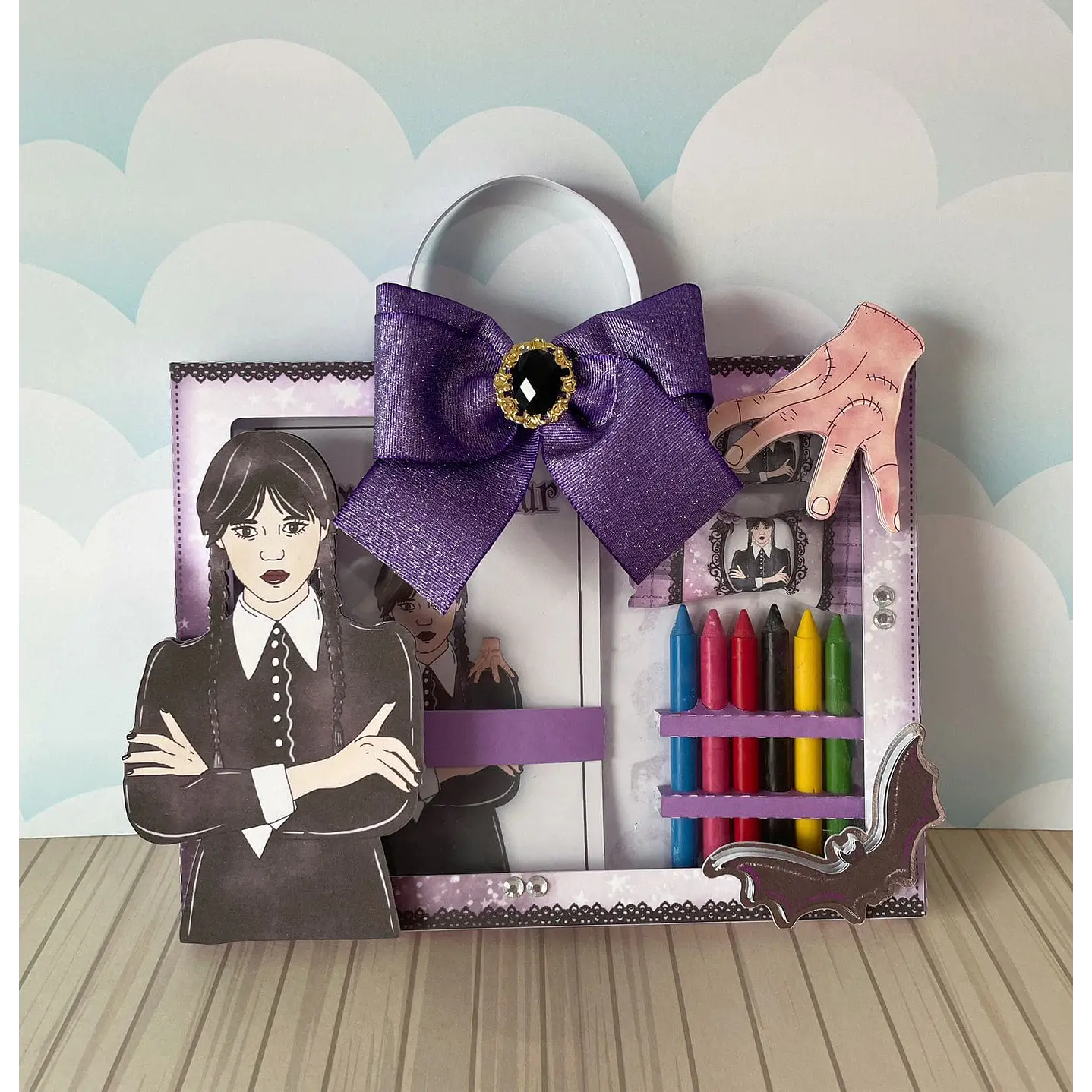 Kit Digital Arquivo de Corte Wandinha Silhouette Completo 6