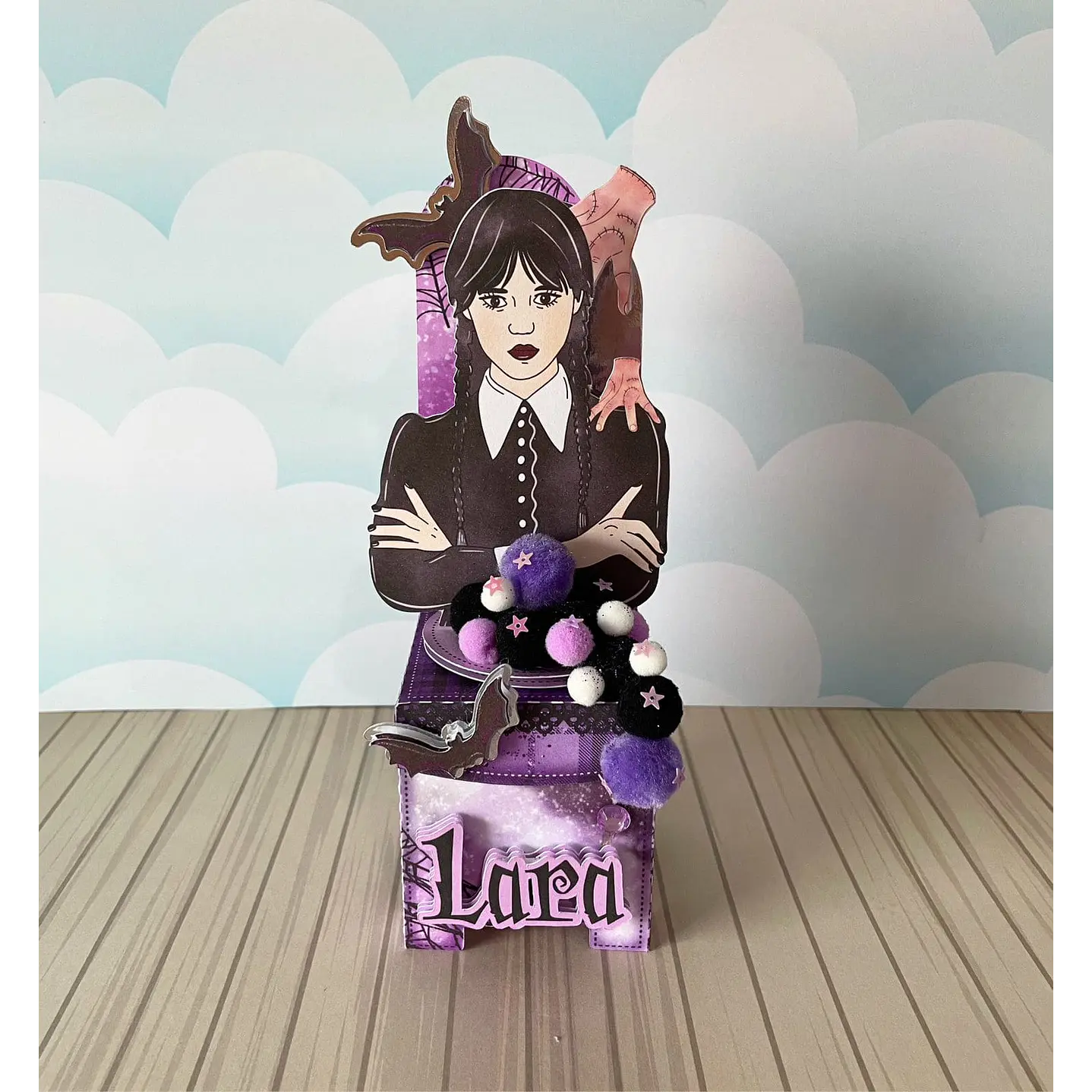 Kit Digital Arquivo de Corte Wandinha Silhouette Completo 17