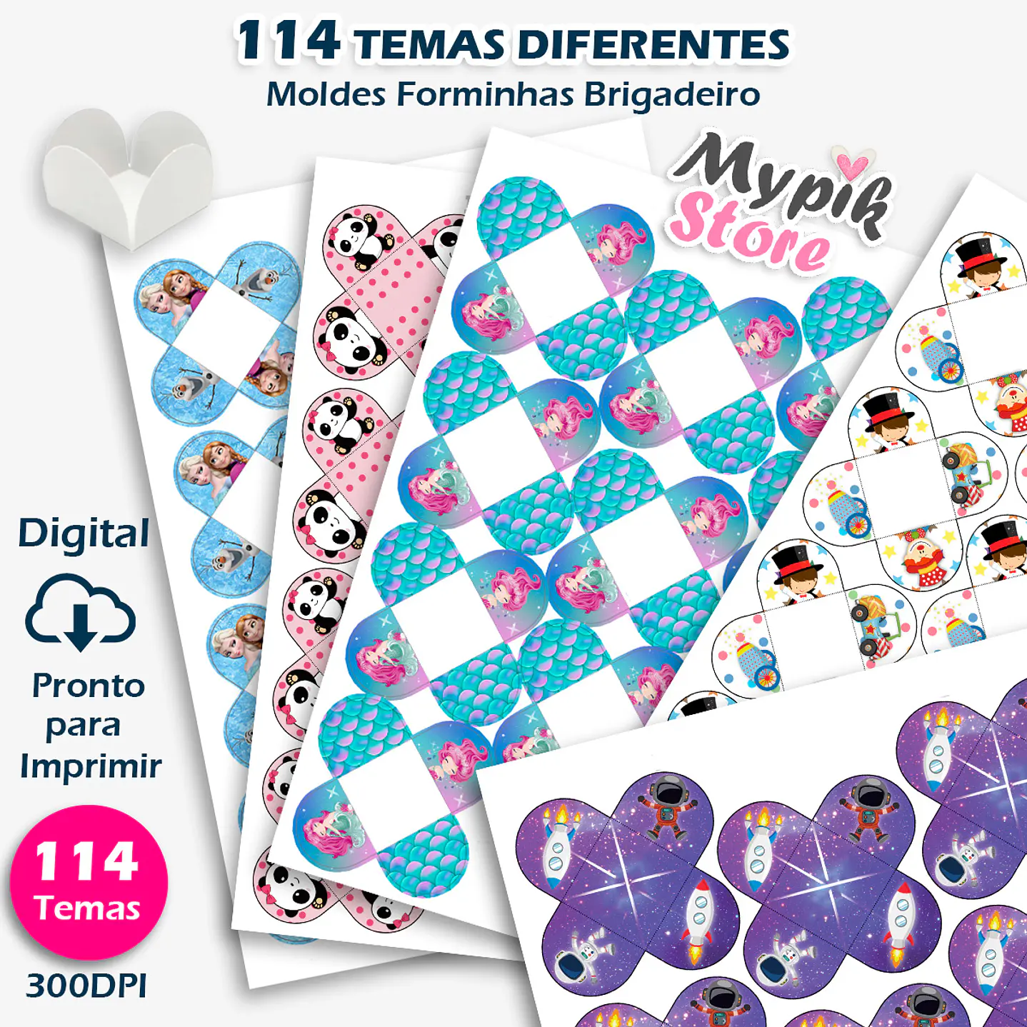Moldes Forminhas para Brigadeiro Personalizados  1