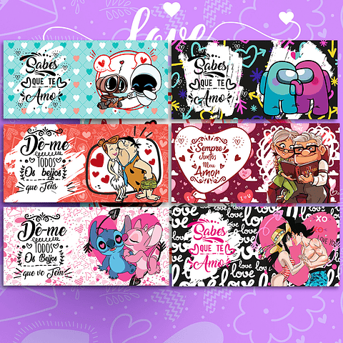 Pack Canecas do Amor 