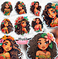 Kit Digital Princesa Moana PNG 1 - Miniatura 1