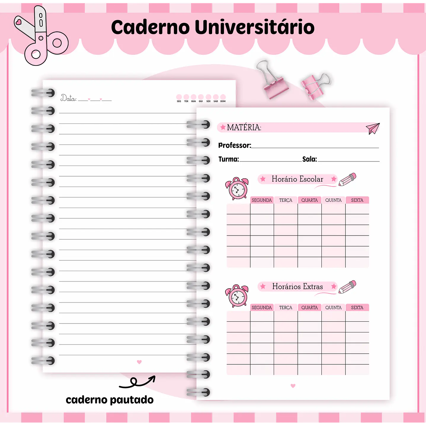 Kit Digital Encadernação Barbie Completo 6
