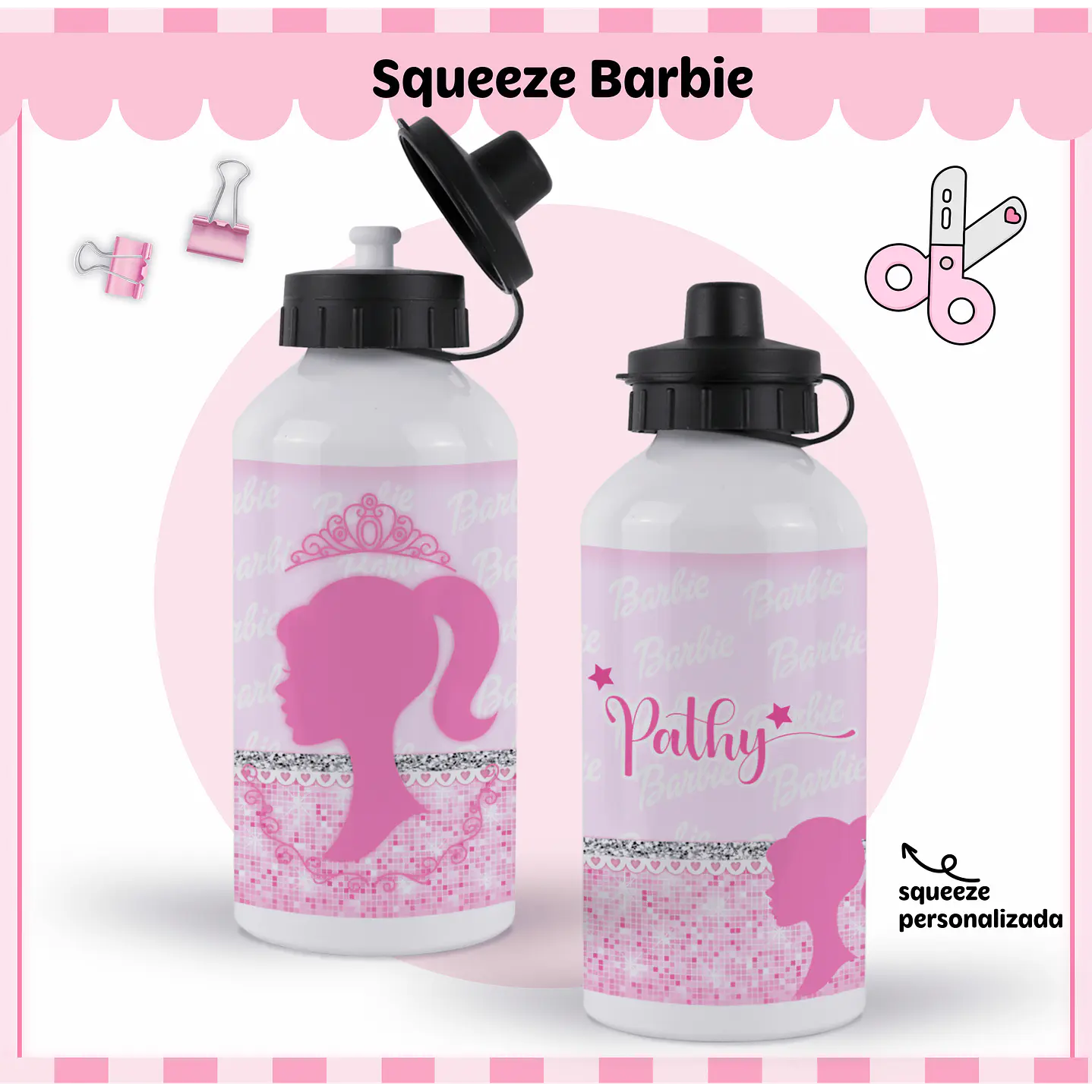 Kit Digital Encadernação Barbie Completo 9