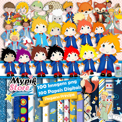 Super Kit Digital Pictures Scrapbook Little Prince