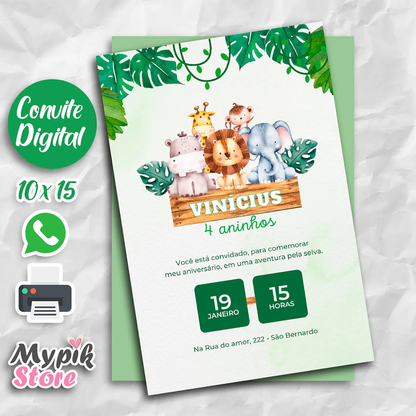 Convite Digital Safári 2 1