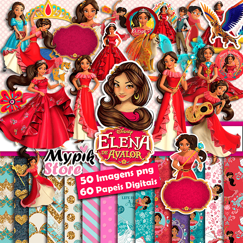 Avalor Super Digital Kit Elena - Scrapbook imágenes png