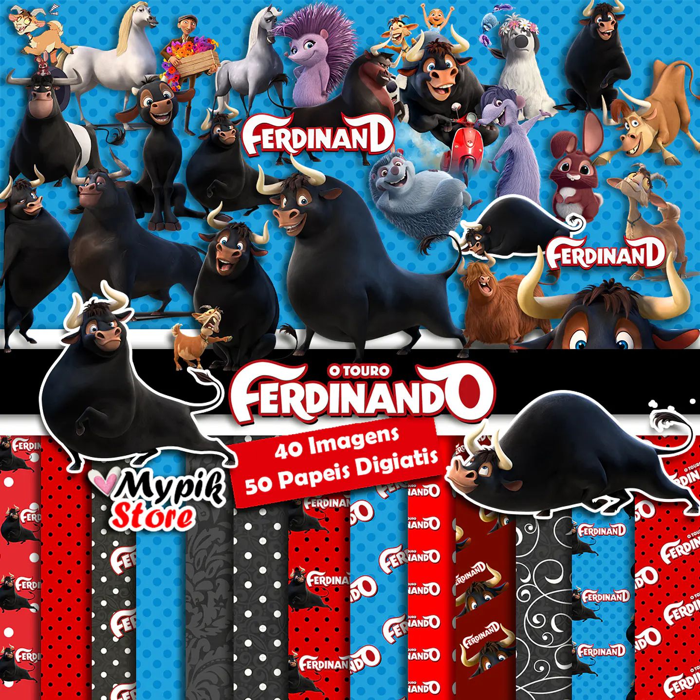 Super Kit Digital El Toro Ferdinando - Scrapbook 1