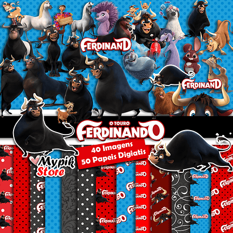 Super Kit Digital El Toro Ferdinando - Scrapbook