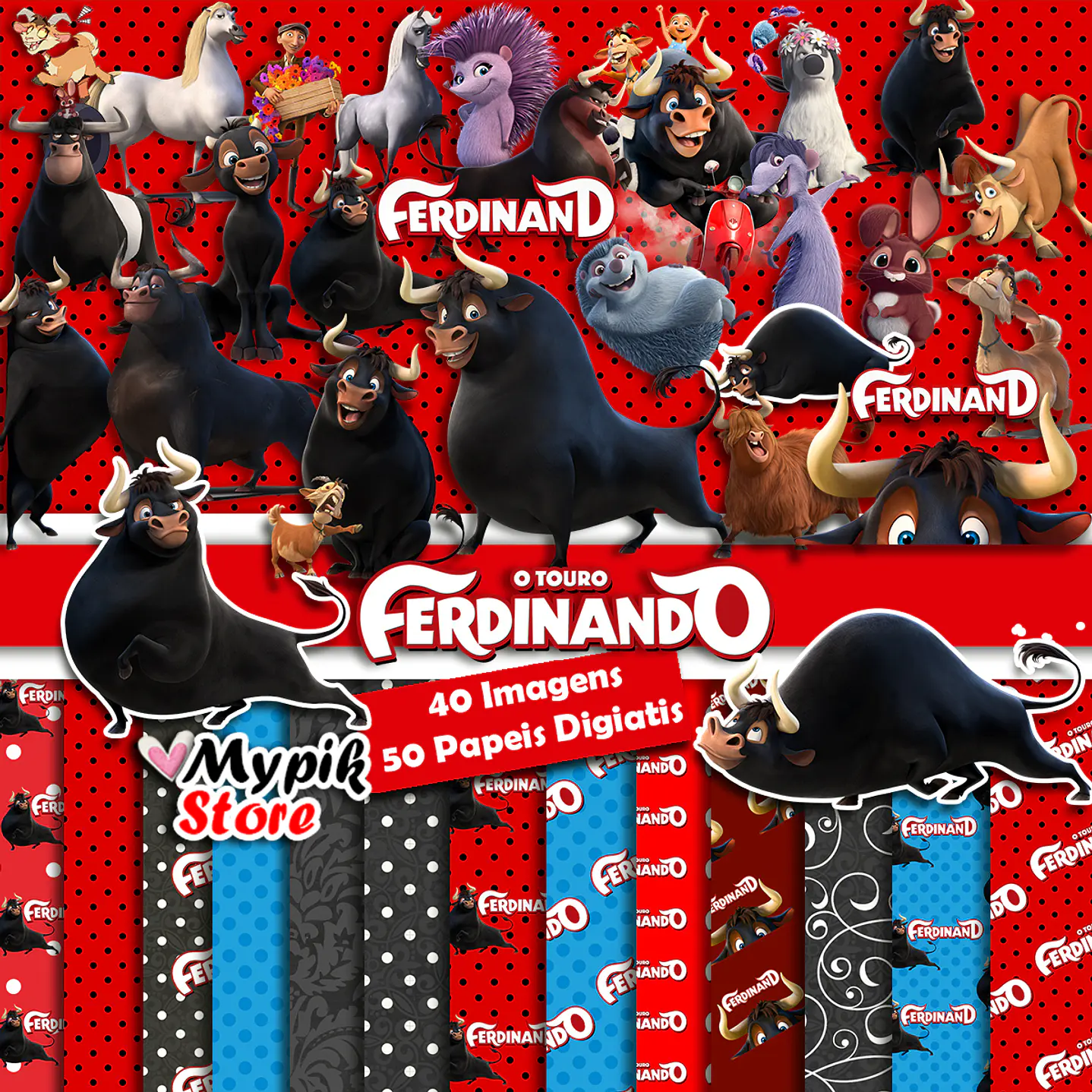 Super Kit Digital El Toro Ferdinando - Scrapbook 2