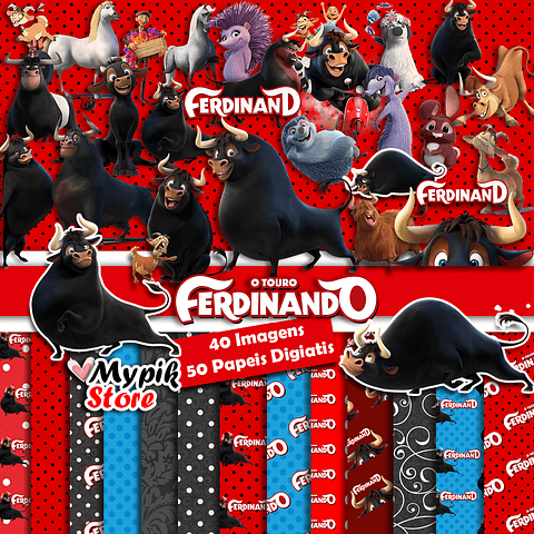 Super Kit Digital El Toro Ferdinando - Scrapbook