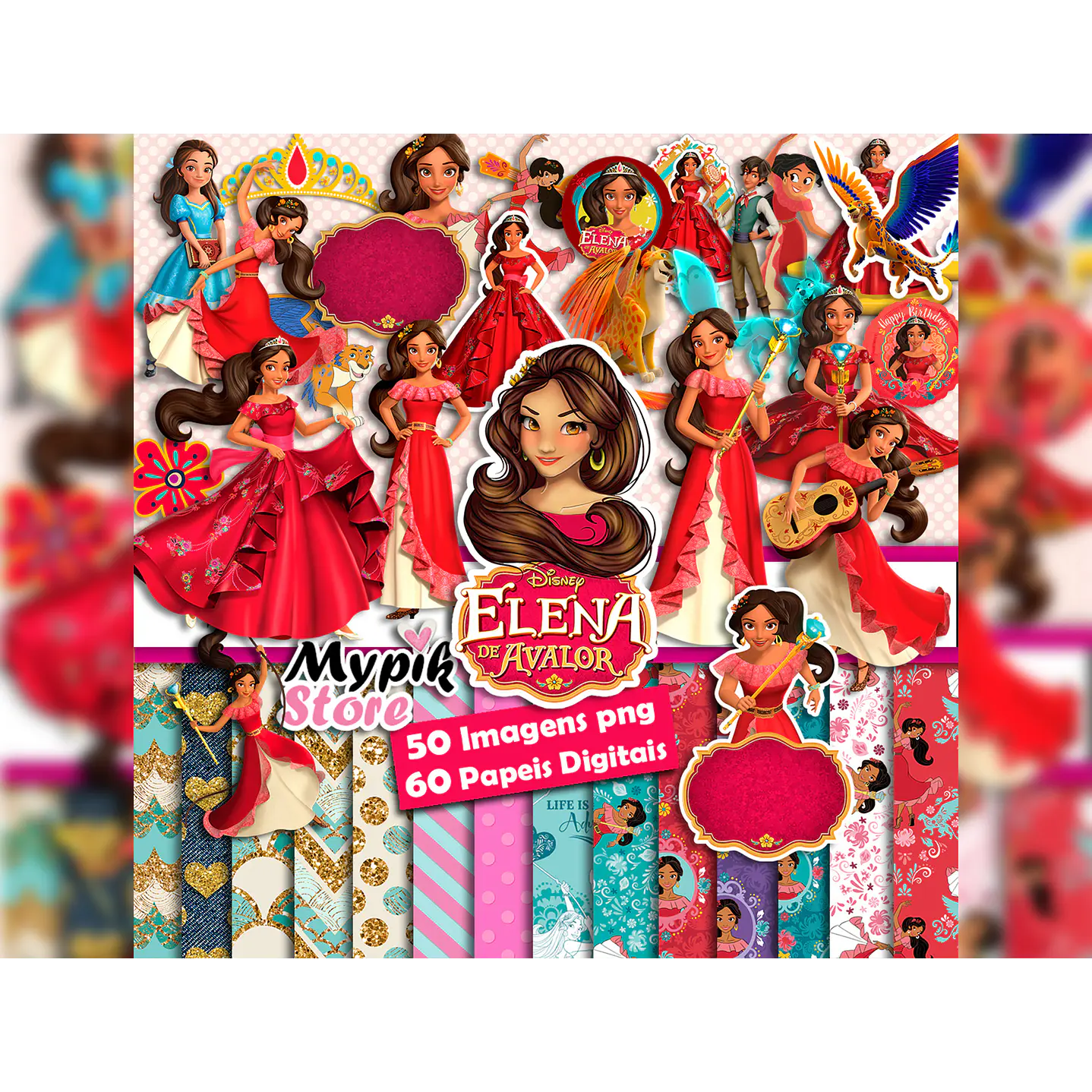 Avalor Super Digital Kit Elena - Scrapbook imágenes png 2