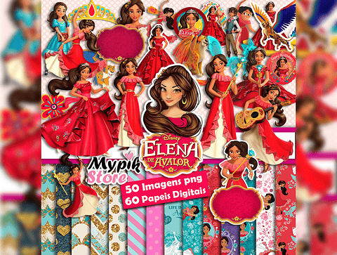 Avalor Super Digital Kit Elena - Scrapbook imágenes png