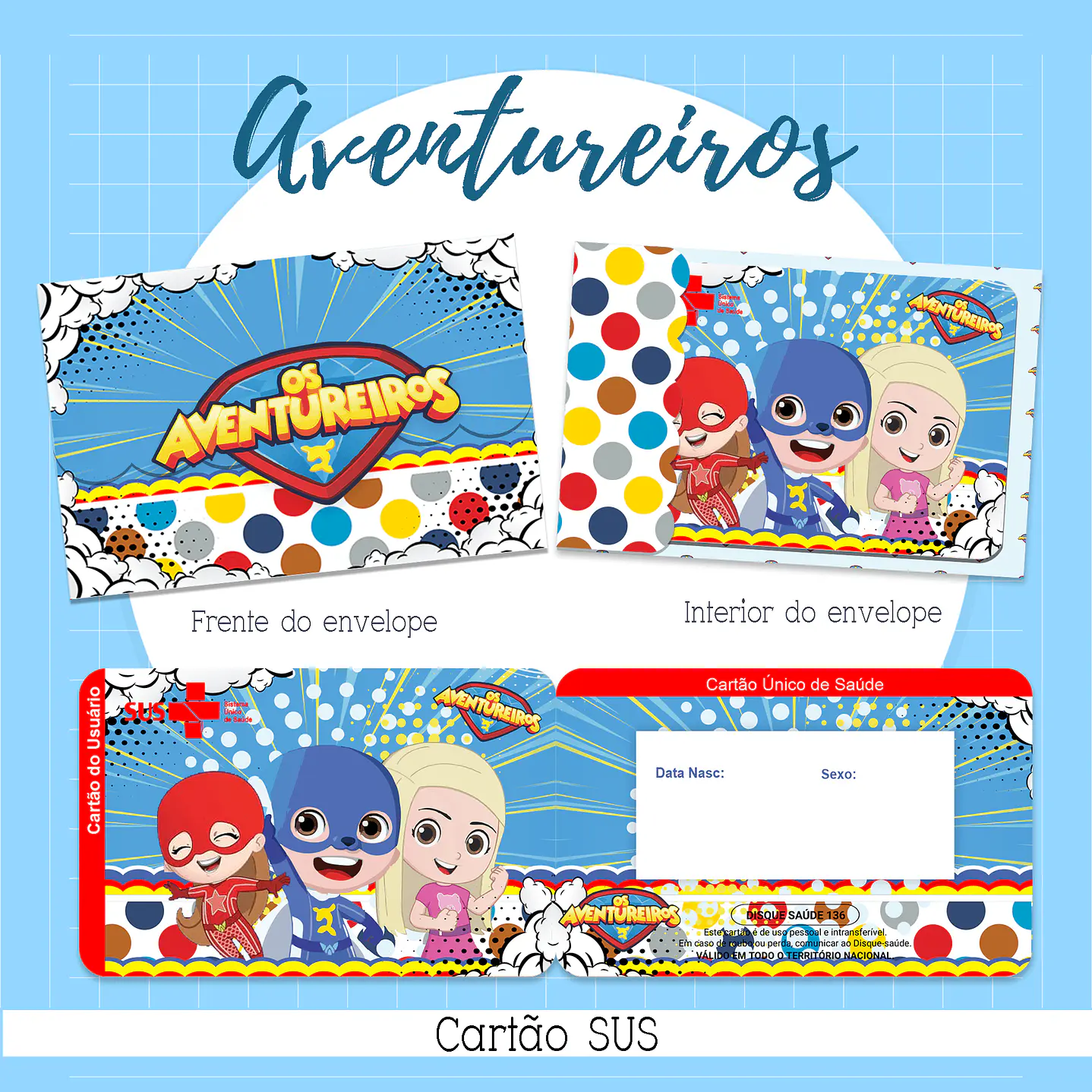 Pack Digital Cartão SUS - 18 Temas 4