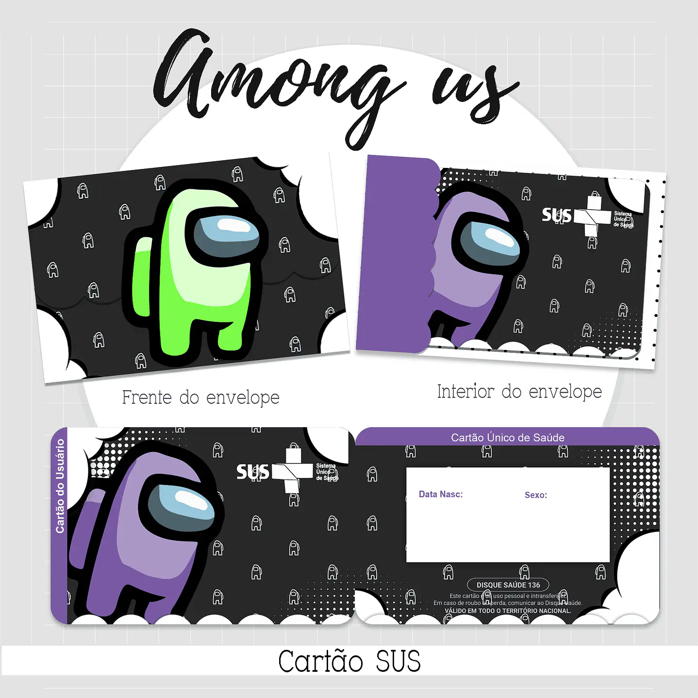 Pack Digital Cartão SUS - 18 Temas 9