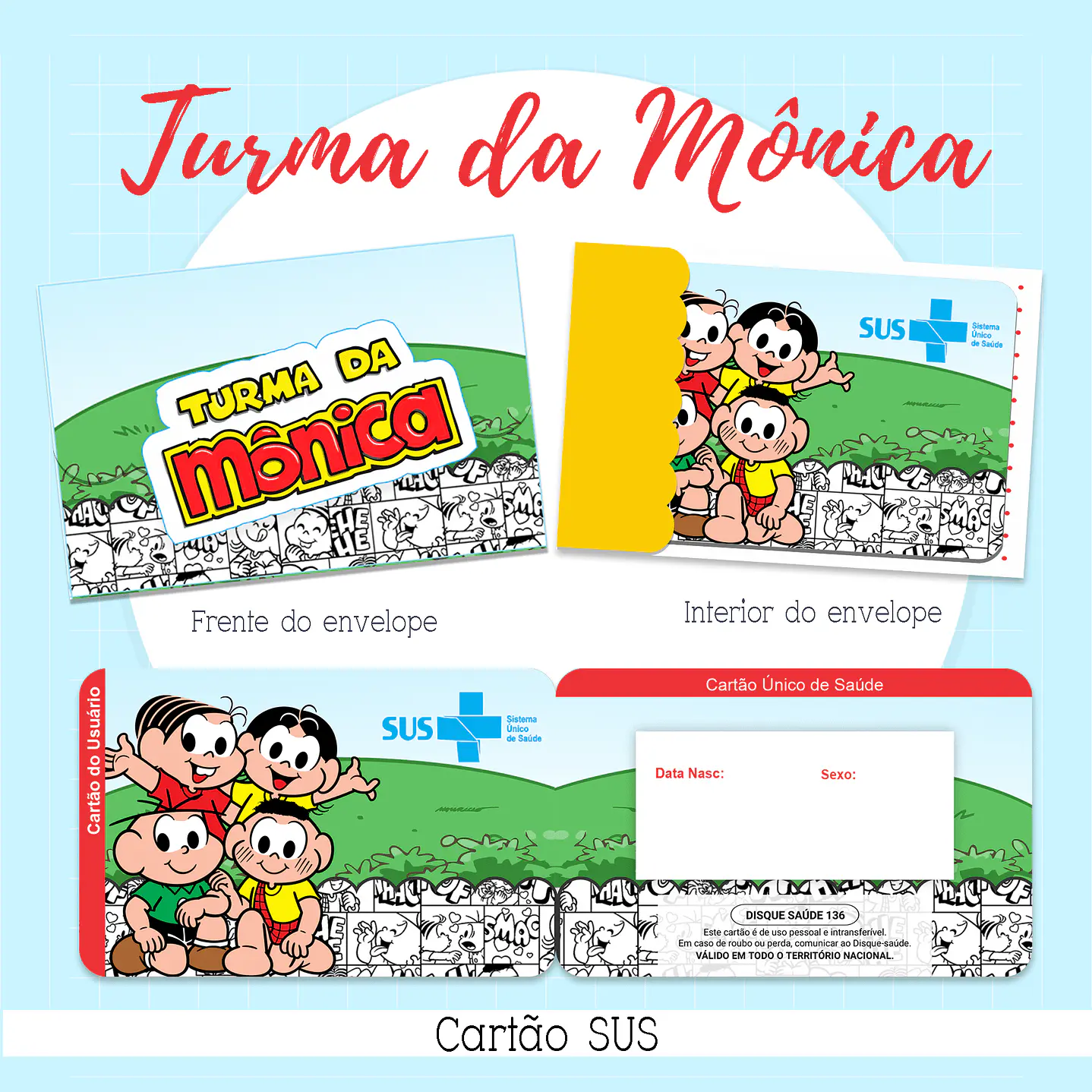 Pack Digital Cartão SUS - 18 Temas 13