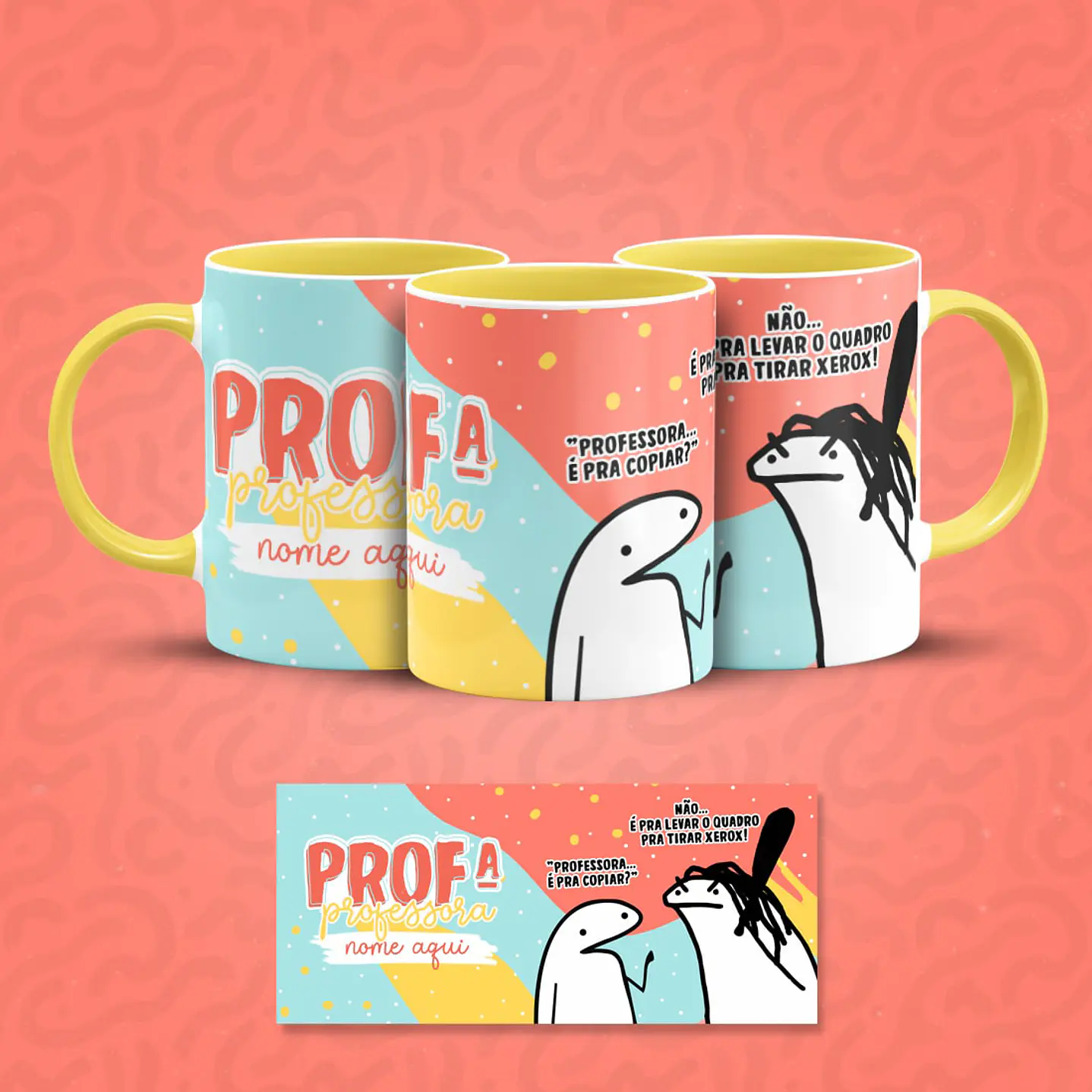 Pack 23 Artes Canecas Flork Profissões 10