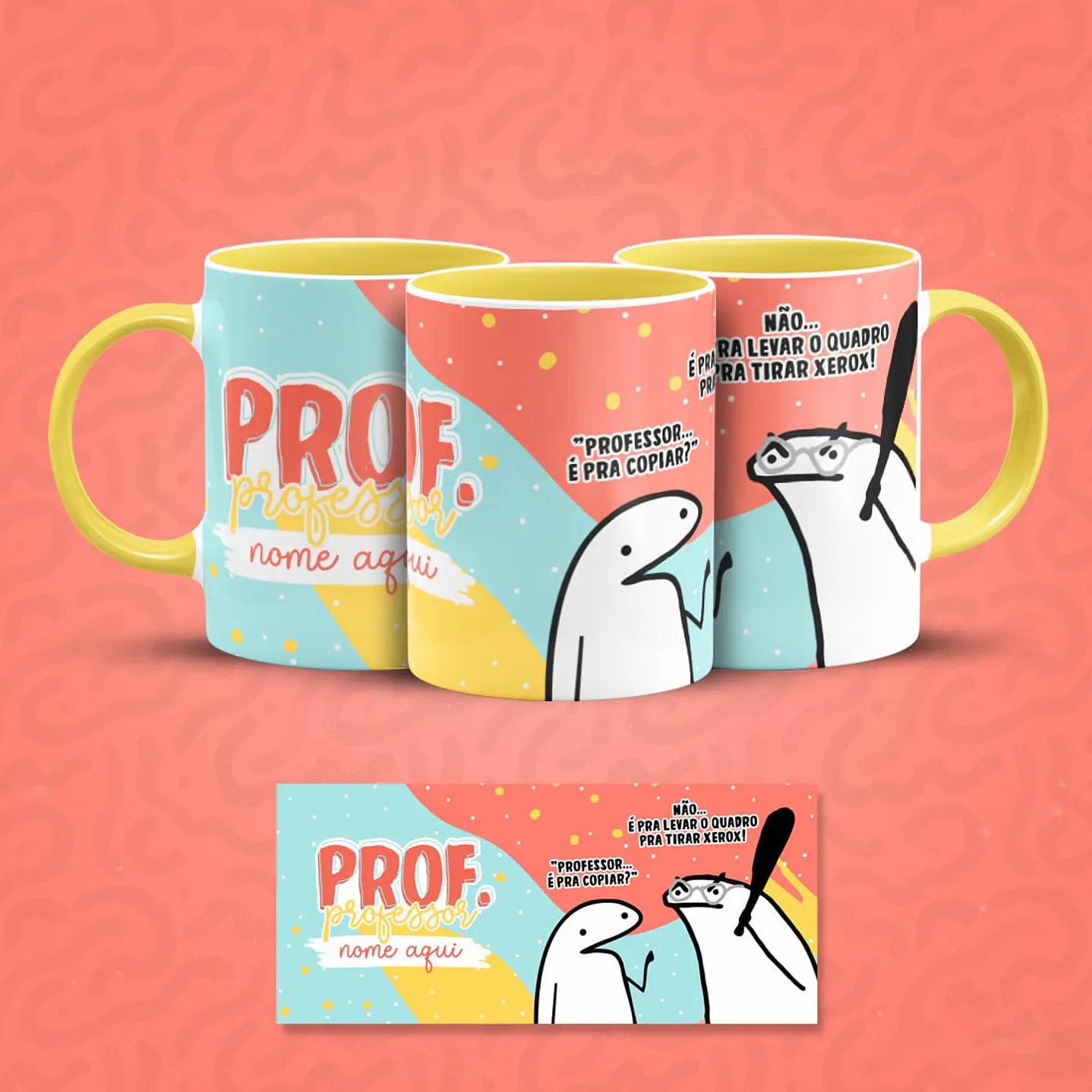 Pack 23 Artes Canecas Flork Profissões 11