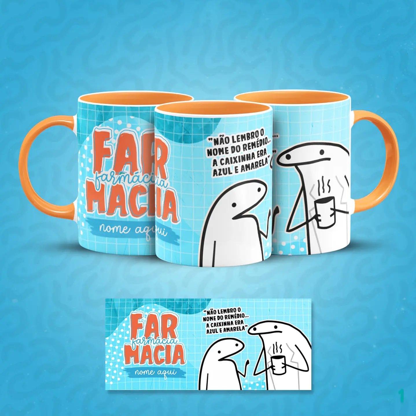 Pack 23 Artes Canecas Flork Profissões 21