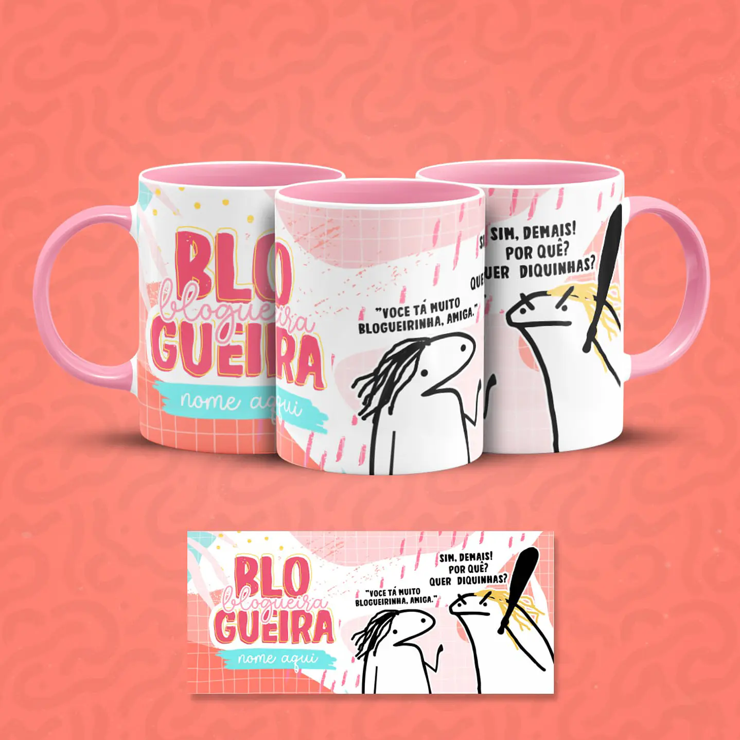 Pack 23 Artes Canecas Flork Profissões 23