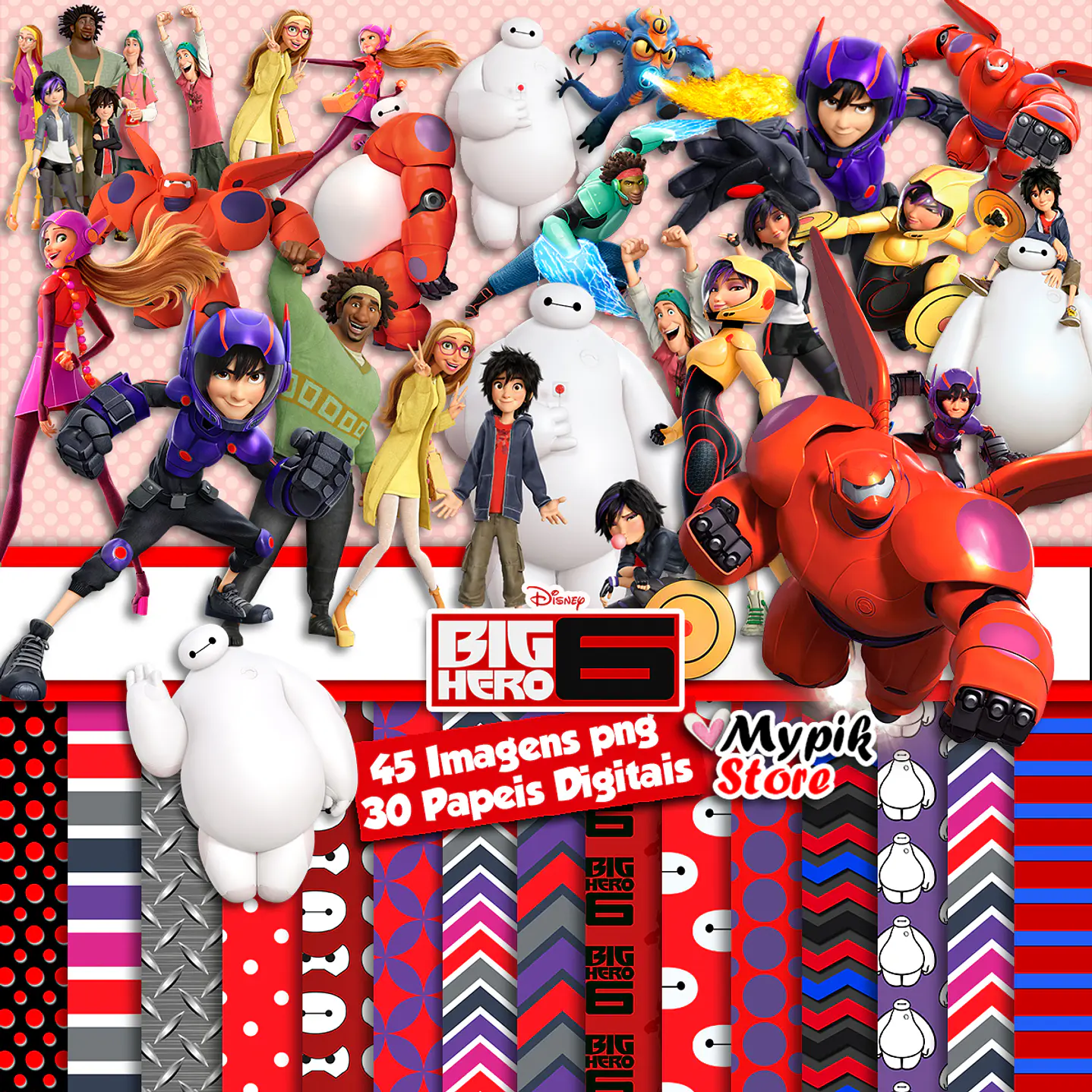 Kit de operación Super Digital Big Hero - Scrapbook 1