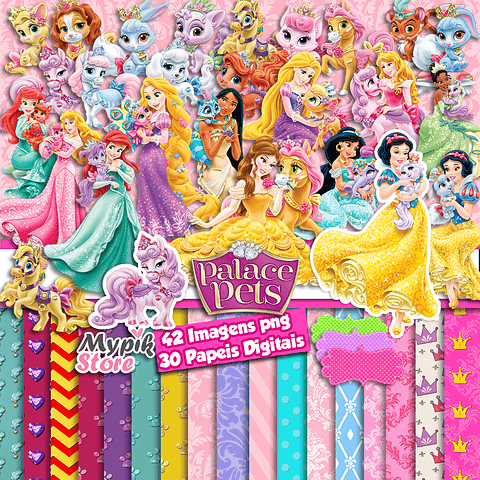 Super Kit Digital Disney Princess Palace Pets
