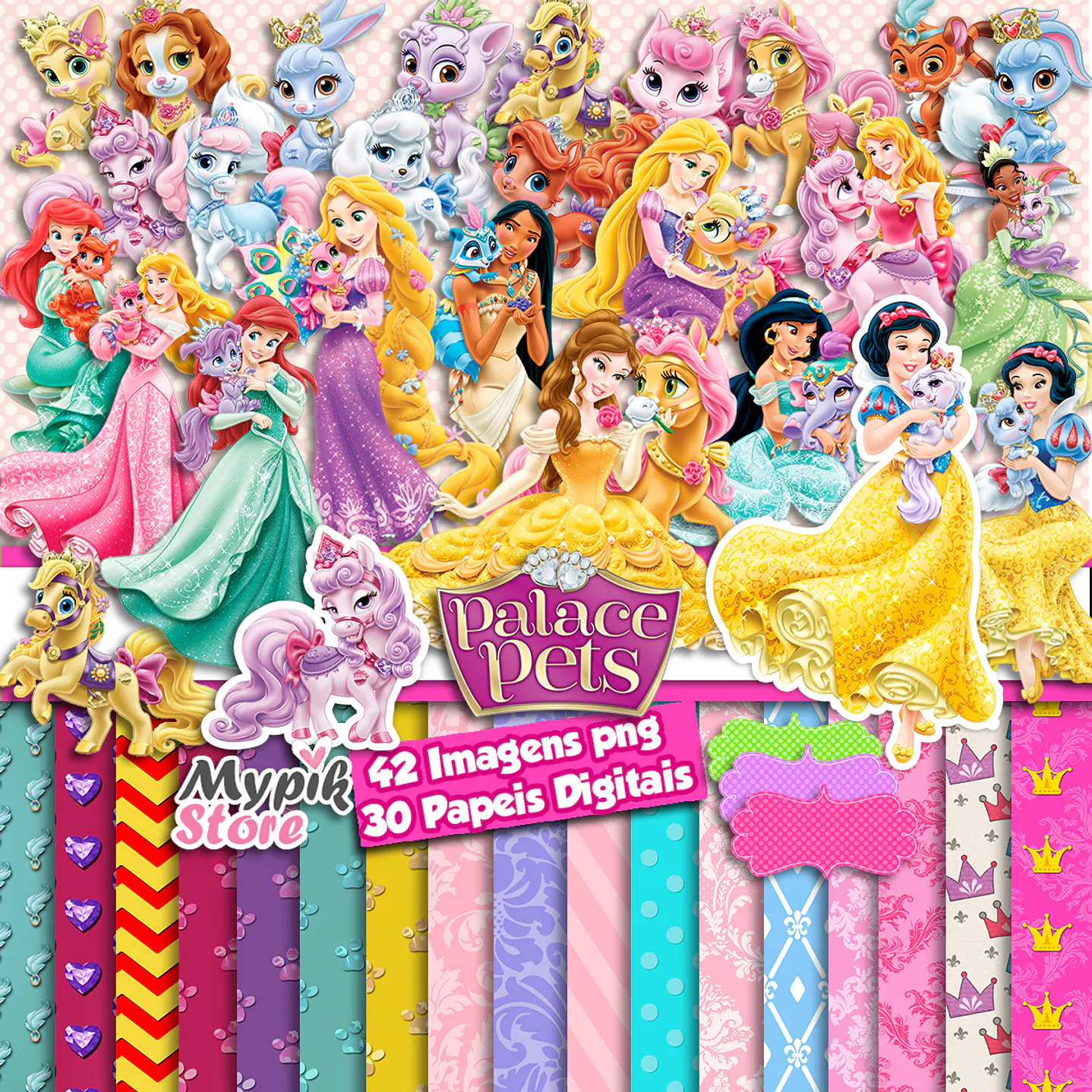 Súper kit digital Disney Princess Palace Pets 2