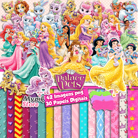 Super Kit Digital Disney Princess Palace Pets