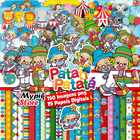 Super Kit Digital Patati Patata Imágenes y Papeles Digitales