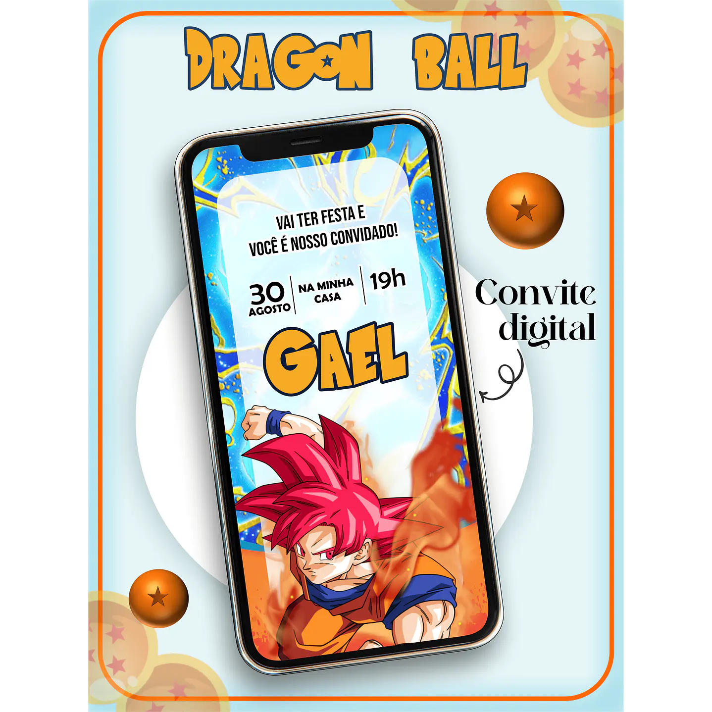 10 Convite Digital - Editável Corel Draw ﻿ 2