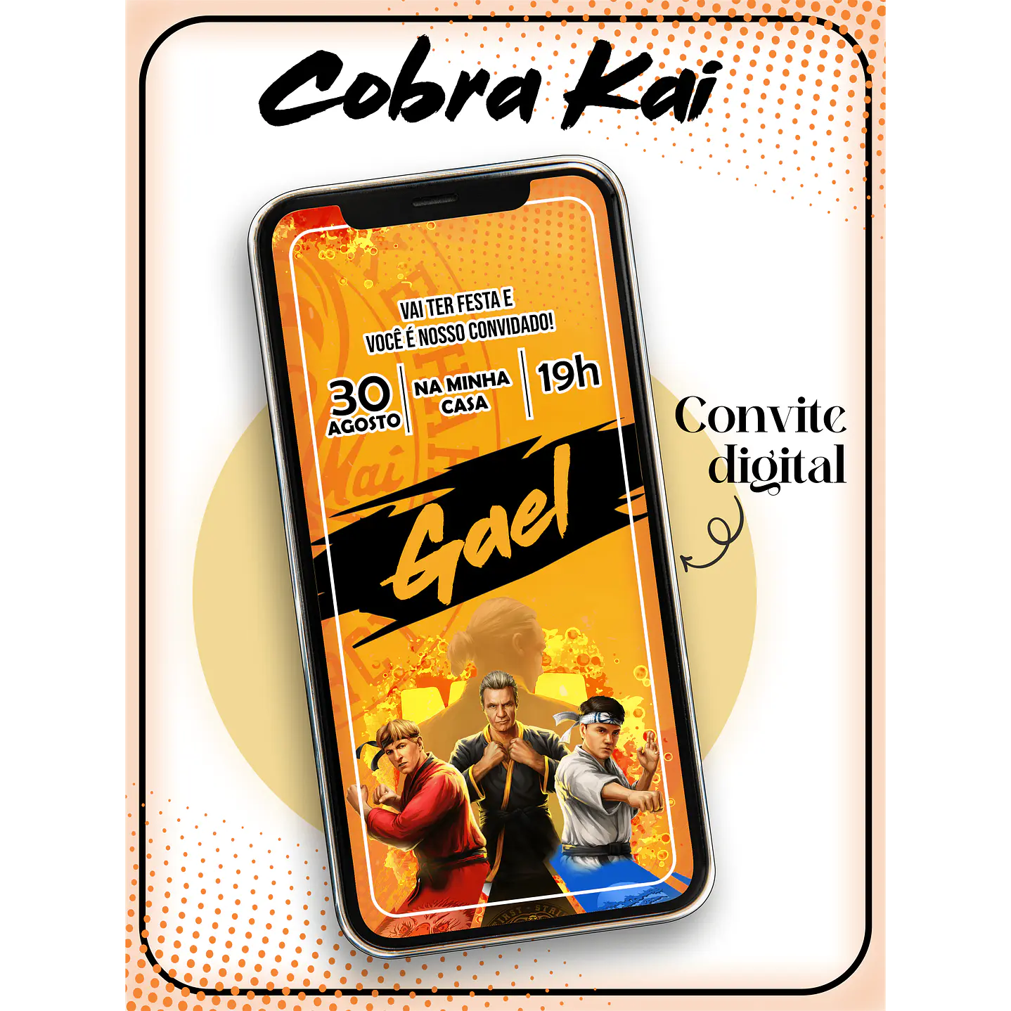 10 Convite Digital - Editável Corel Draw ﻿ 3