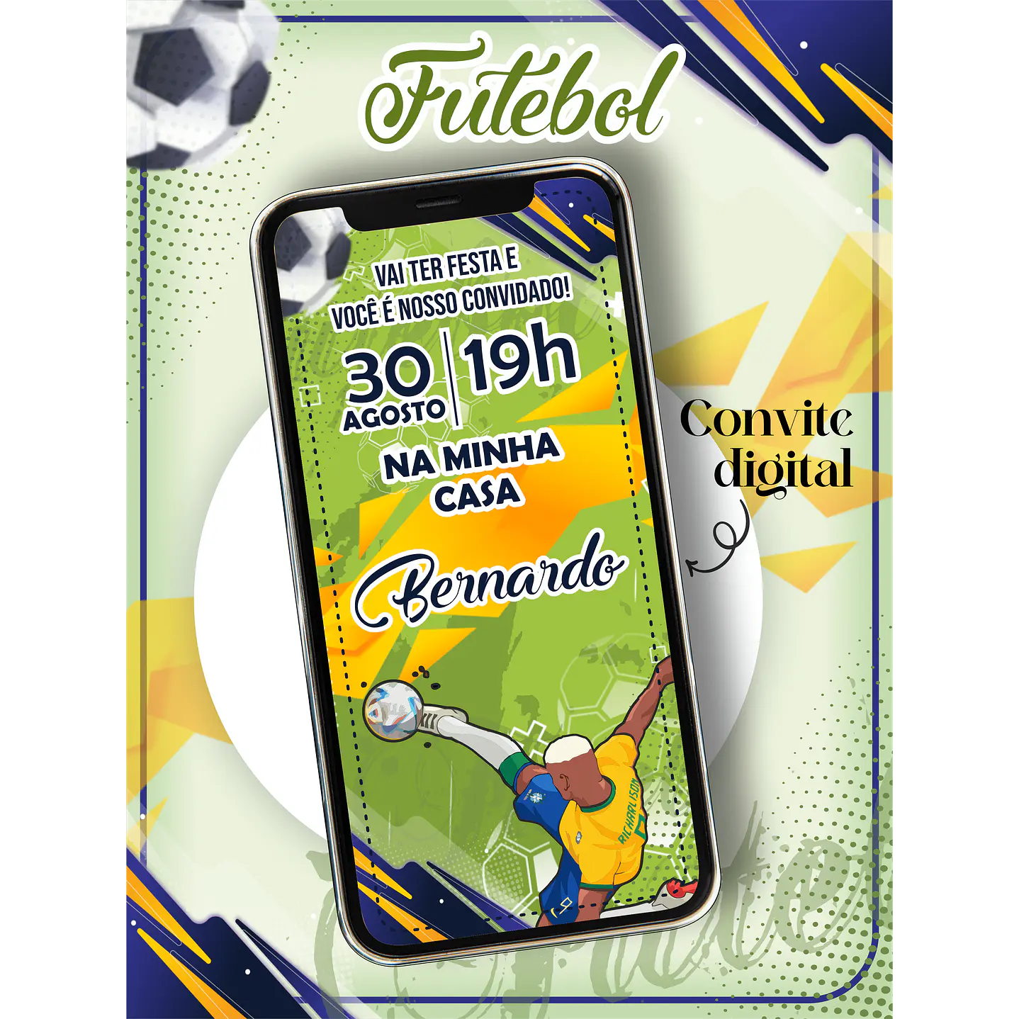 10 Convite Digital - Editável Corel Draw ﻿ 7