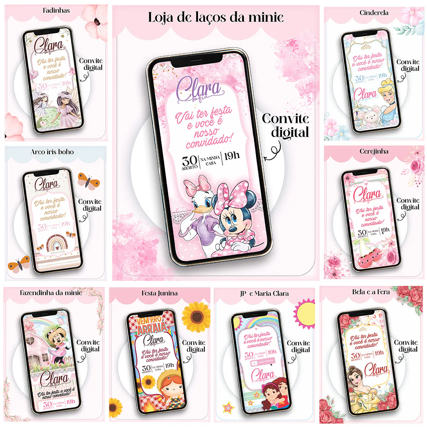 Pack 10 Convite Digital - Editável  1