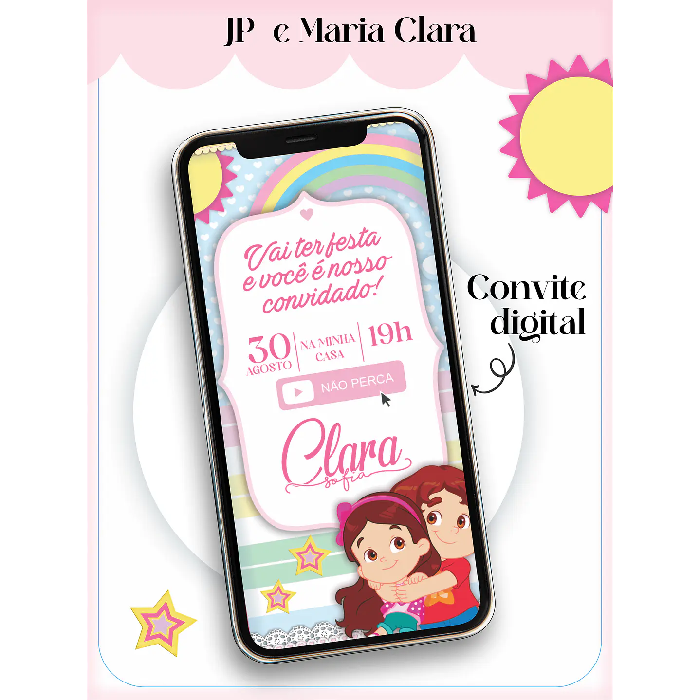Pack 10 Convite Digital - Editável  6