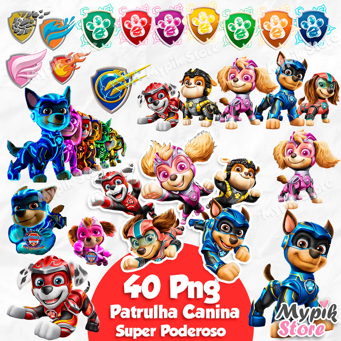 Kit Digital Patrulha Canina O filme Super Poderoso  2