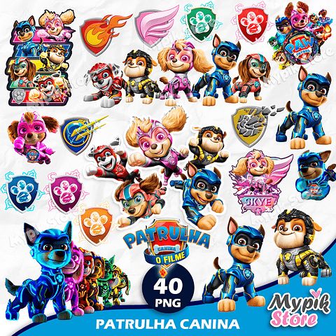 Kit Digital Patrulha Canina O filme Super Poderoso 