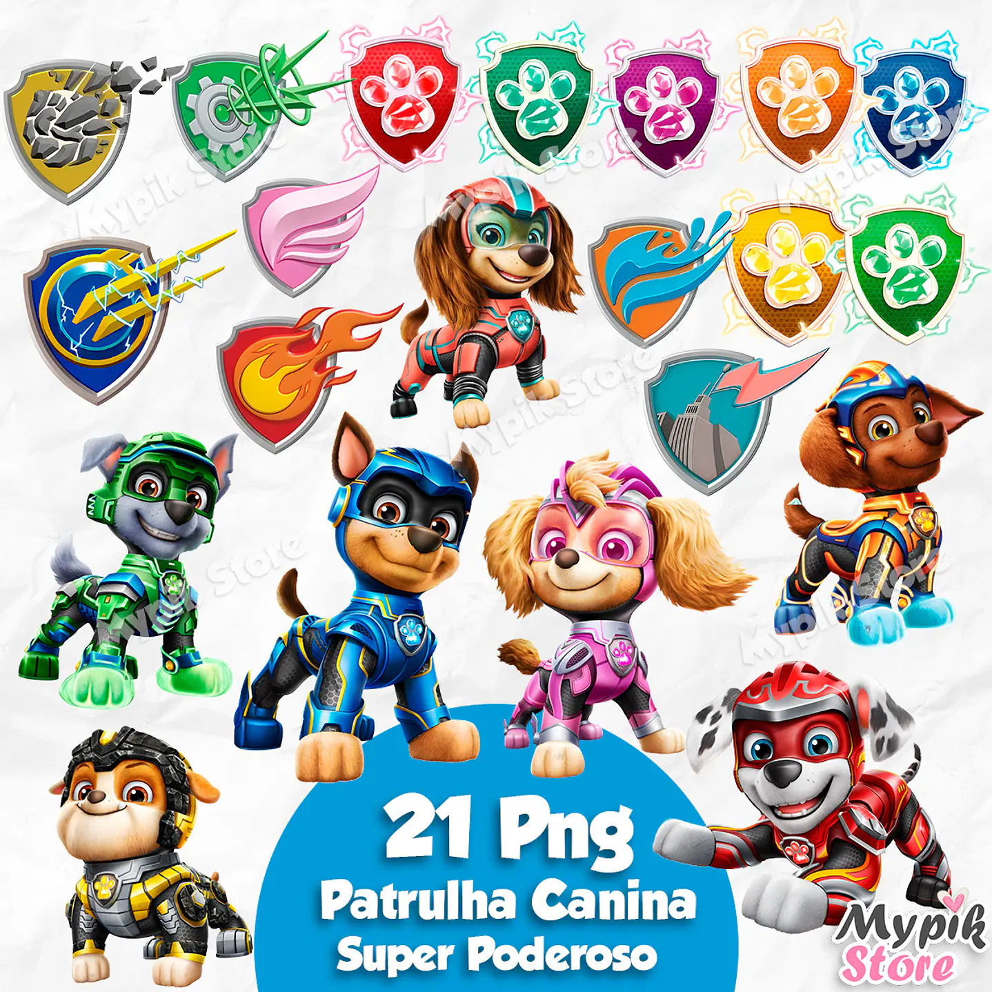 Kit Digital Patrulha Canina O filme Super Poderoso  1