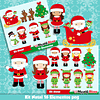 Mega Paquete Navidad con 170 Kits Digitales Imágenes y Papeles Digitales