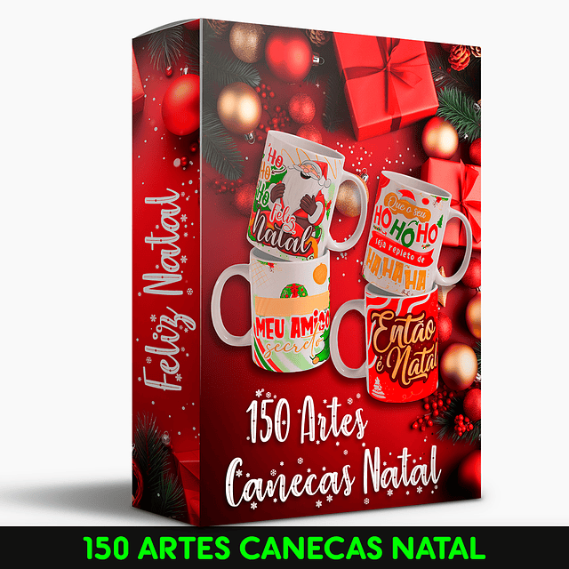 150 Artes Canecas Natal 