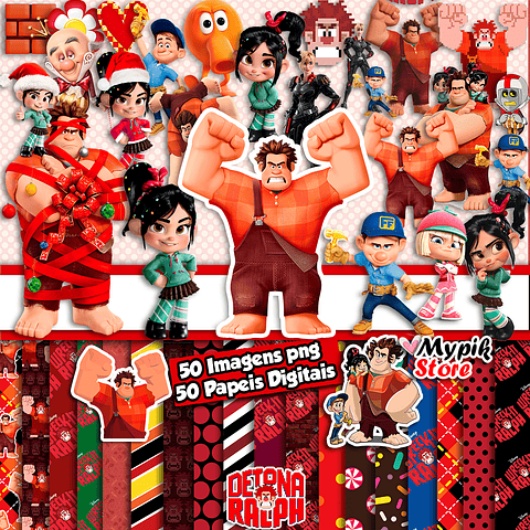 Super Kit Digital Detona Ralph - Scrapbook