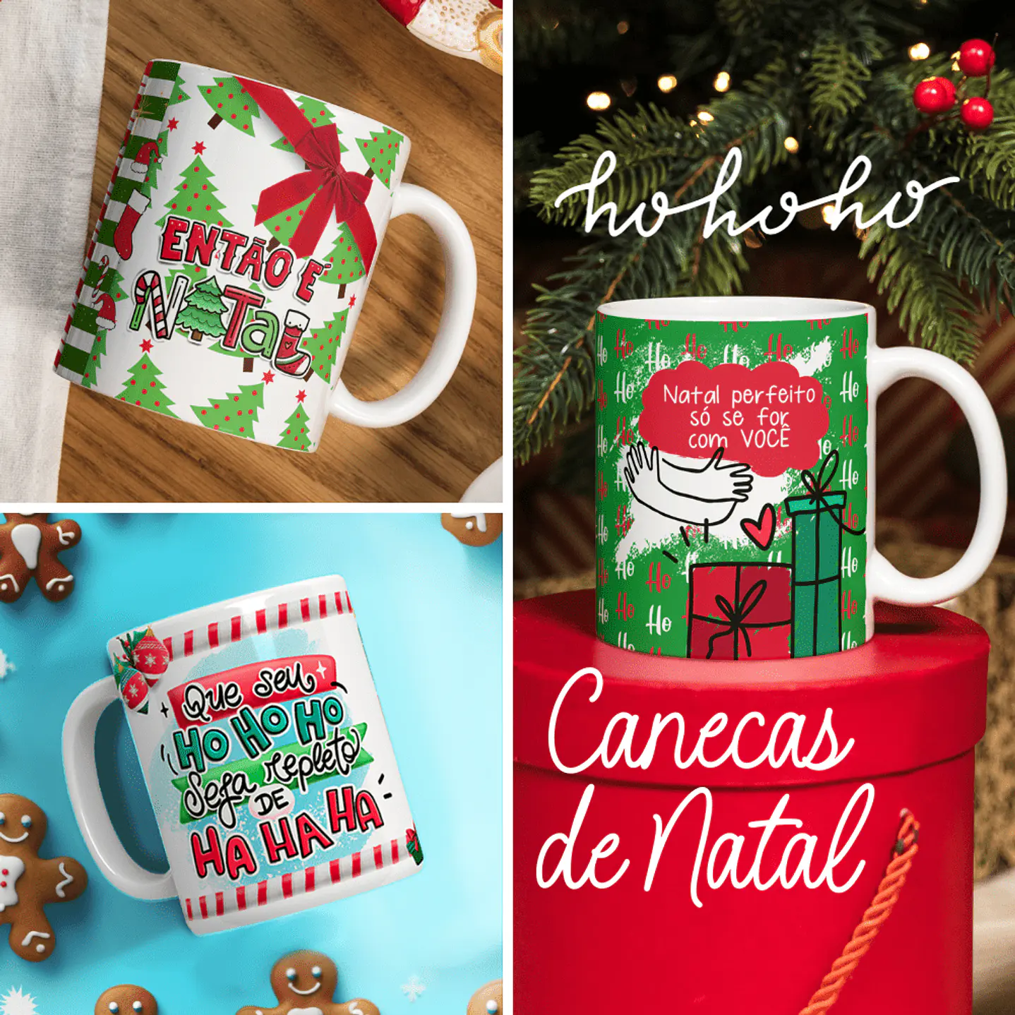 Mega Pack Artes Prontas para Canecas Natal 7