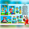Kit Digital Etiqueta Escolar Super Mario