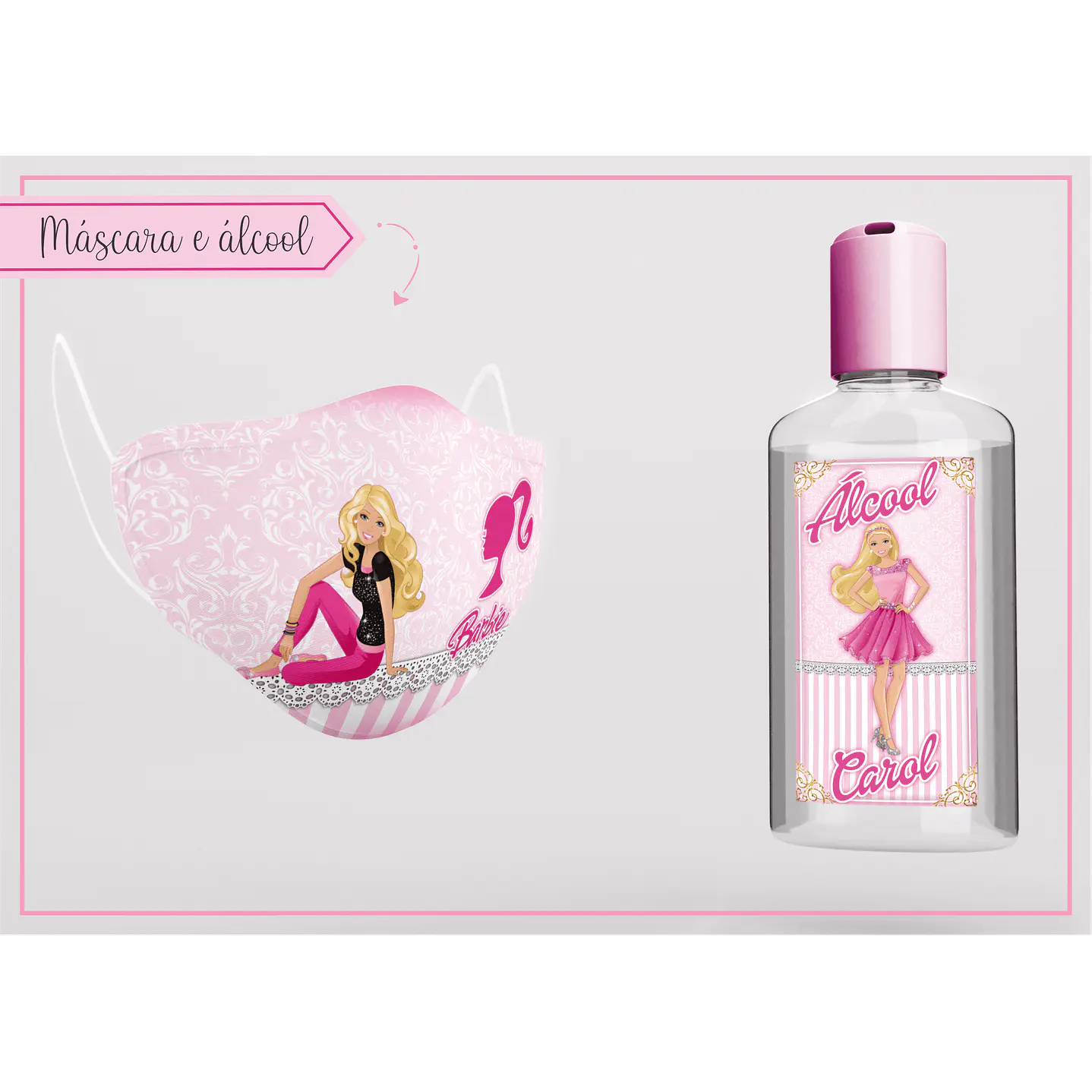 Kit Digital Encadernação Barbie Completo 8