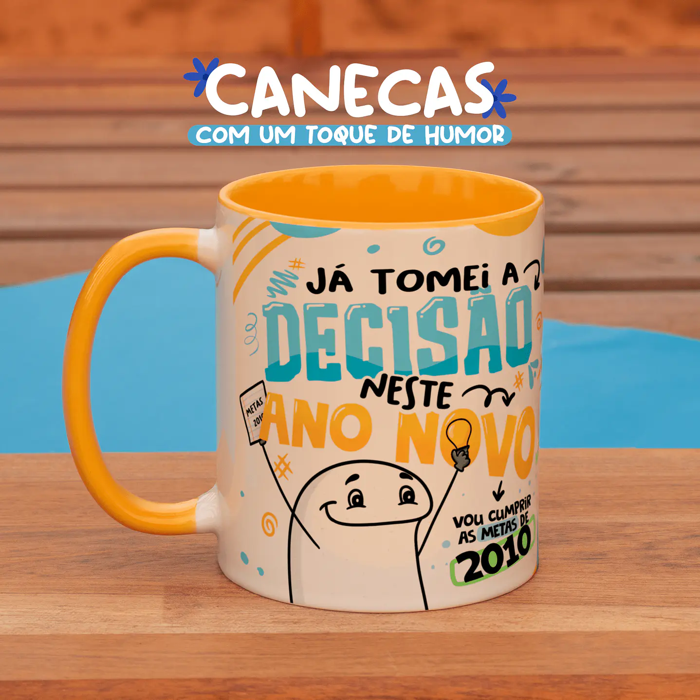 Kit Digital 20 Artes PNG Flork para Canecas Ano novo 2024 2