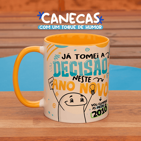 Kit Digital 20 Artes PNG Flork para Canecas Ano novo 2024