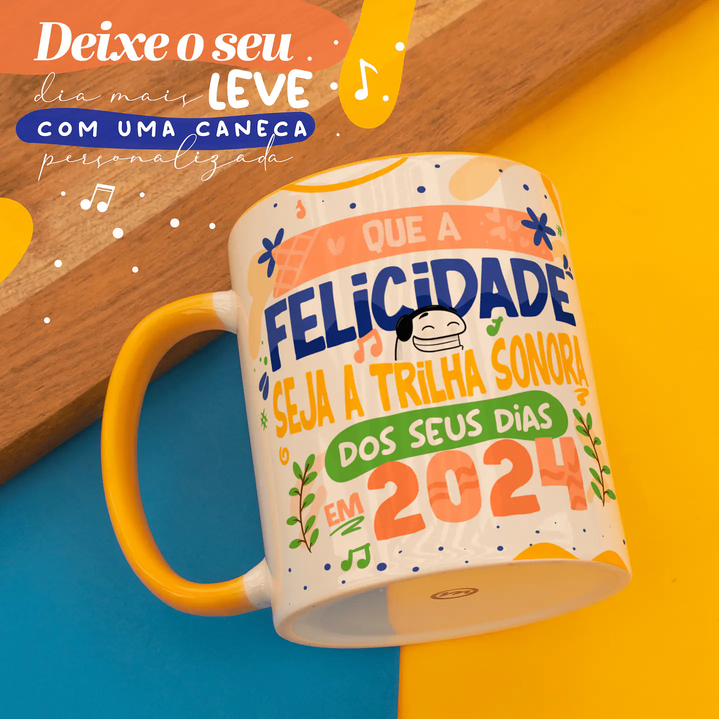Kit Digital 20 Artes PNG Flork para Canecas Ano novo 2024 20