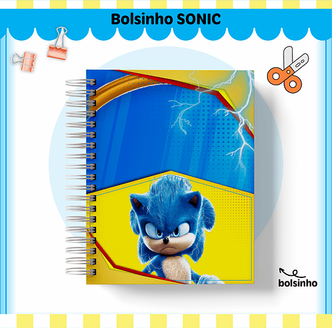 Kit Digital Encadernação Sonic Completo