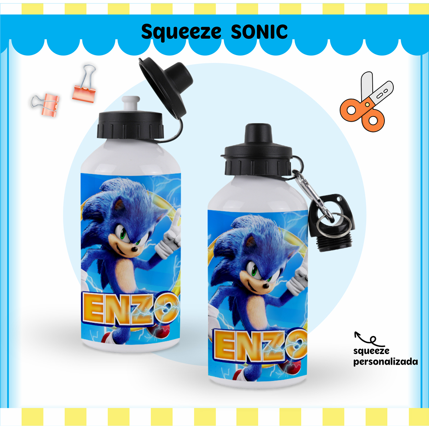 Kit Digital Encadernação Sonic Completo 10