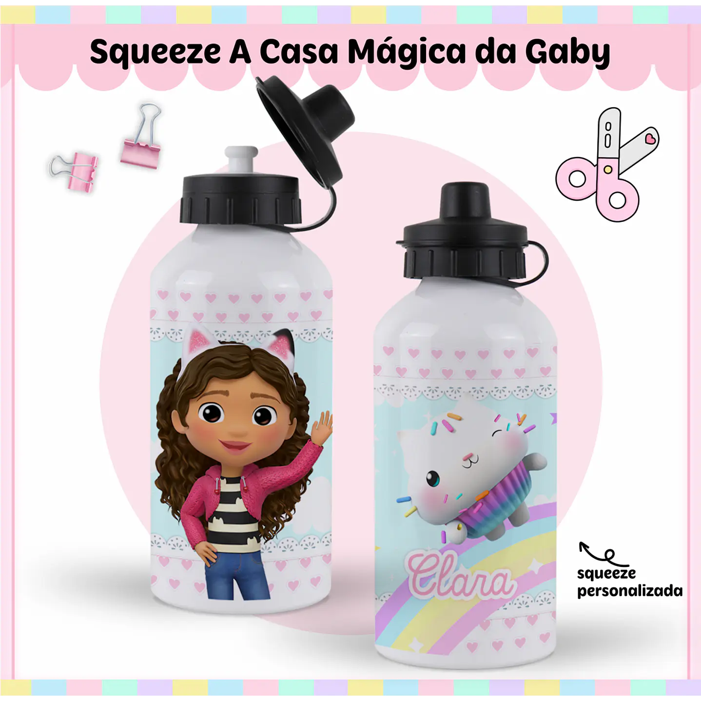 Kit Digital Encadernação A Casa Mágica da Gabby 5